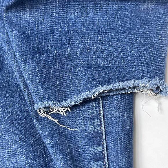 Madewell 10" High-Rise Button Fly Skinny Jeans | Size 29 | Hannah Wash - Picture 12 of 13
